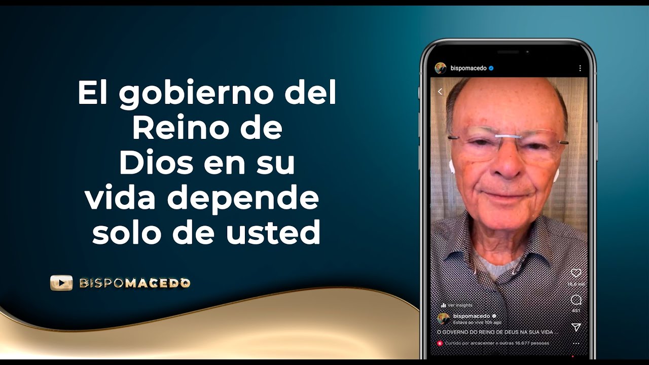 El gobierno del Reino de Dios en su vida depende solo de usted