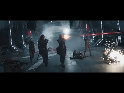 Bo-Katan, Cara, Fennec and Koska take over Gideons ship - The Mandalorian Season Two (2020)