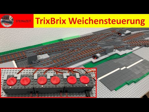Dietmar´s Brick-World (188) TrixBrix Weichensteuerung