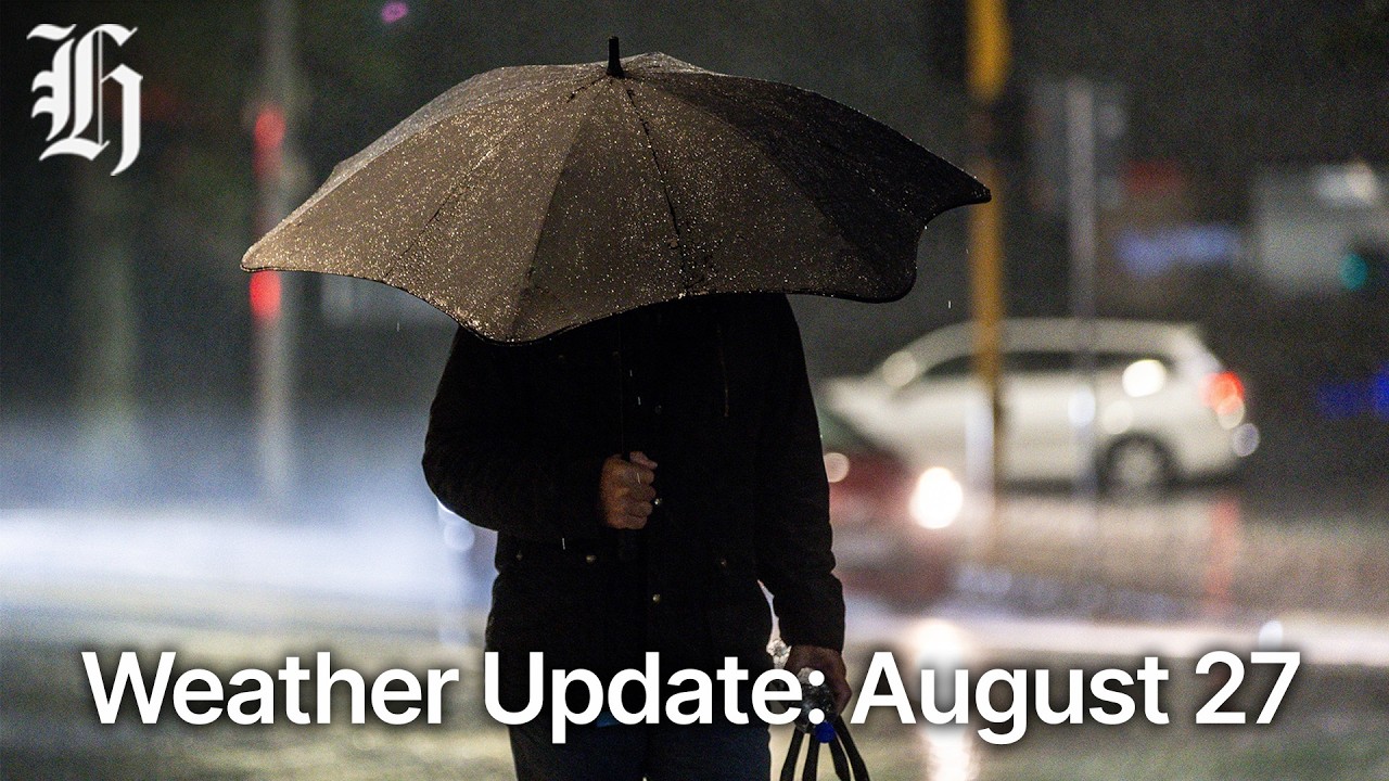 MetService morning weather update: August 27, 2026