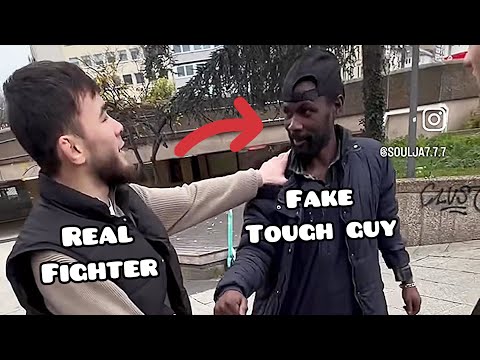 Fake "Tough Guy" Picks A Fight With A REAL Fighter - INSTANTLY HUMBLED