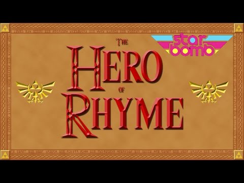 The Hero of Rhyme Typography - Starbomb Music Video