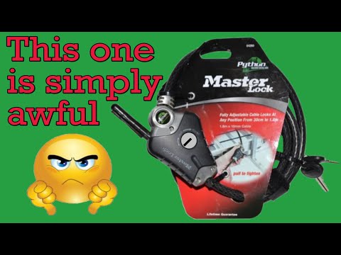 #359 Master Lock Python (Great concept, awful lock)