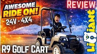 LIGIANT Ride On Car R9 Golf Cart - Review with Anthony and Bernardo