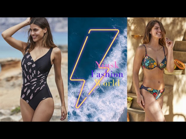 Vídeo relacionado con Rayson Bikini Mujer Push Up Halter Conjunto de Bikini Dos Piezas Traje de Baño Bañador Conjunto con Cordón Ajustable(Negro,L)