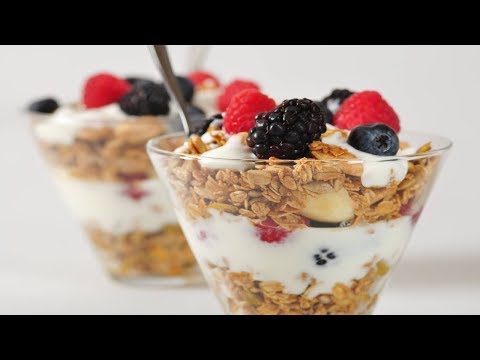 Granola Trifles Recipe Demonstration - Joyofbaking.com