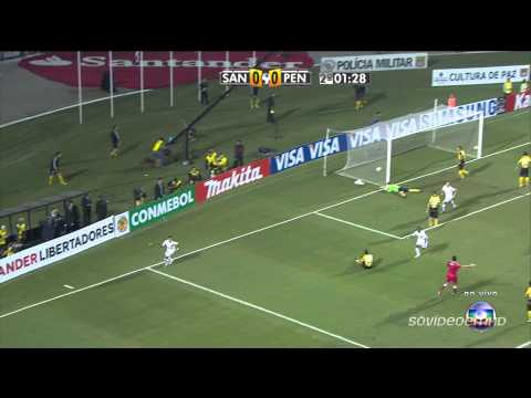 Melhores Momentos   Santos 2 x 1 Peñarol   Libertadores 2011   22062011
