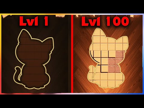 Jigsaw Wood Block Puzzle - Gameplay Walkthrough - Levels 1-100 - YouTube