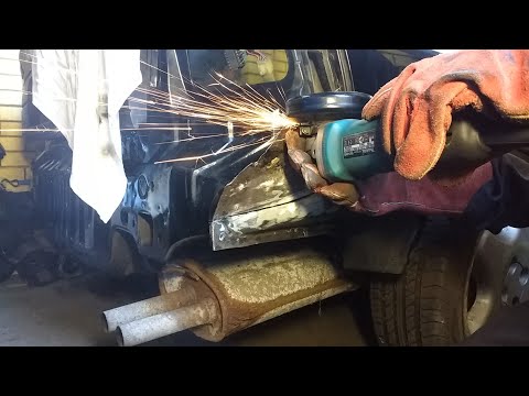 Rover R8 216 GTi 16v - Part 10  'Offside rear corner - cutting out more rust'