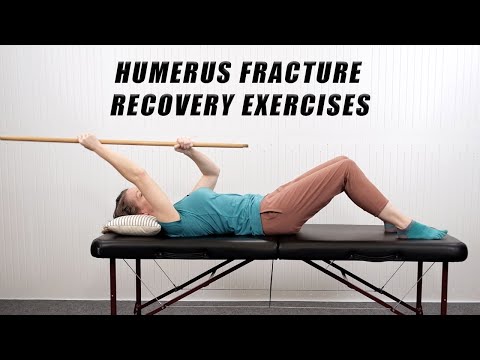 HUMERAL FRACTURE EXERCISES | range of motion to begin recovery