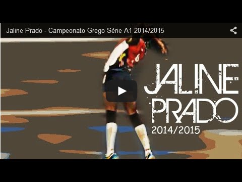 Jaline Prado - Campeonato Grego Série A1 2014/2015