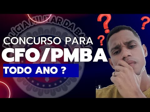 CONCURSO CFO/PMBA TODO ANO - CONCURSO PMBA
