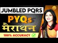 JUMBLED PQRS Mahamarathon All SSC Exams PYQs How To Solve Parajumbles By Manisha Bansal Ma Am