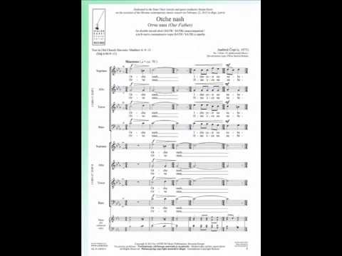 Ambrož Čopi : TRI DUKHOVNIYKH KHORA for double mixed choir (SATB / SATB)