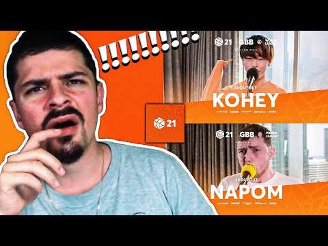 COLAPS REACTS | Kohey & NaPoM | GBB21 | Studio Sessions