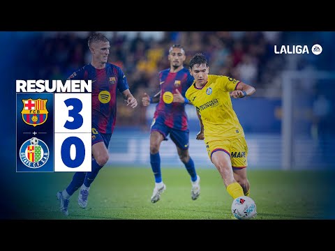 ⚽ Resumen | FC Barcelona 3 - 0 Getafe CF | J5 LALIGA EASPORTS