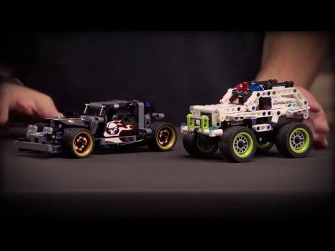 ゲッタウェイ・レーサー＆ポリス・インターセプター - LEGO Technic - デザイナー・ビデオ (Getaway Racer & Police Interceptor  - LEGO Technic - Designer Video)