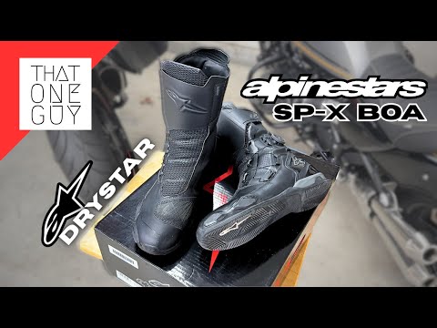Alpinestars SP-X BOA Drystar Motorcycle Riding Boots Review