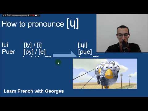 The [ɥ] sound: french phonic alphabet