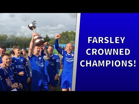 THE MOMENT FARSLEY CELTIC WERE CROWNED CHAMPIONS!