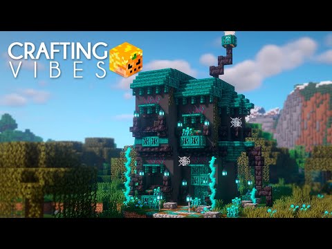 Minecraft: How to build a WITCH HOUSE [Halloween special]