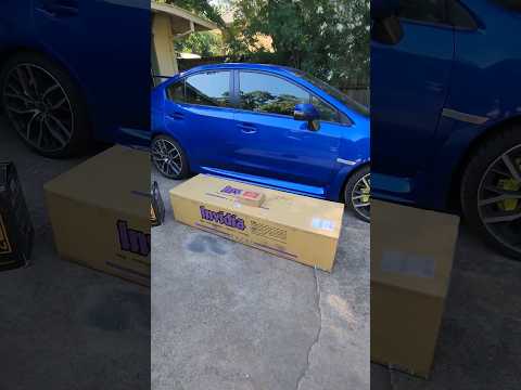 Installing the Invidia R400 exhuast on my 2020 WRX STI!!! #wrx #subaru #turbo