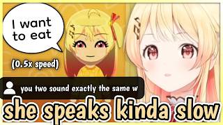 Kanade Realizes How Unique Her Way of Talking Is After Making Her Mii【Otonose Kanade Clips】