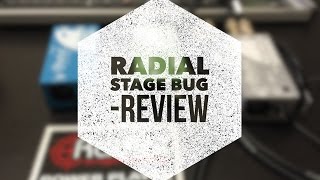 Video thumbnail for Radial Stage Bug Series Review SB-1 SB-2 SB-5 by Chris Lang Music (ChrisLangMusic)