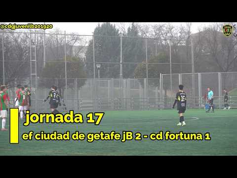 J17. Ciudad de Getafe juvenil B 2 - CD Fortuna 1