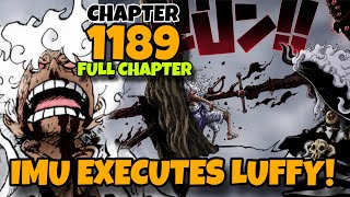 IMU TINORTURE SI LUFFY!! 😱 GABAN vs IMU MAGSISIMULA NA!! One Piece Chapter 1189 Full Tagalog Review