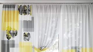 Комплект штор «Рифорлис (желтый)» — видео о товаре