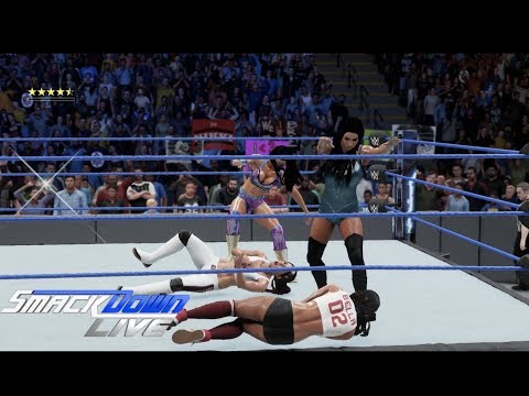 Rivalry Match The Bella Twins vs The Iconic Duo |WWE2K18 PS4