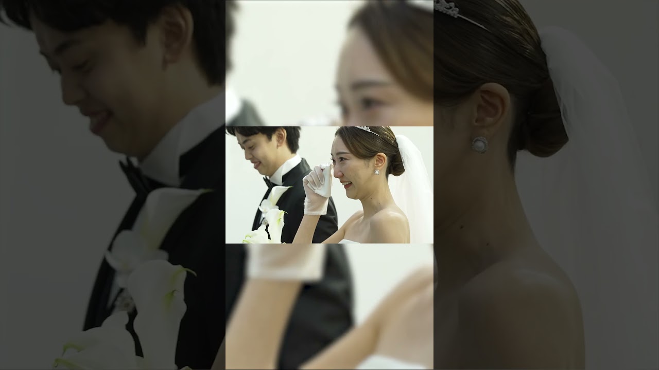 新婦が号泣した両親の表情とは#結婚式 #花嫁  #結婚 #wedding  #ウェディングドレス