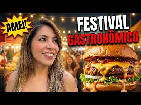 VLOG: PASSEIO FESTIVAL GASTRÔMICO (COMIDAS DIFERENTES) MUITA COMIDA BOA E MUITA.