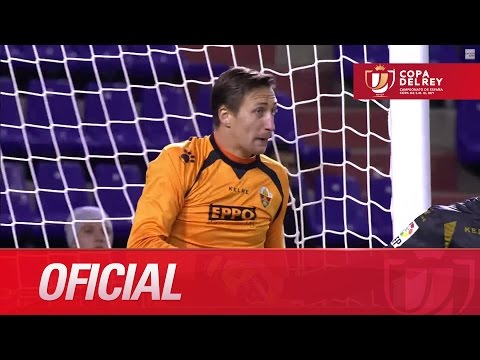 Todas las ocasiones de Real Valladolid (0-0) Elche CF Copa del Rey
