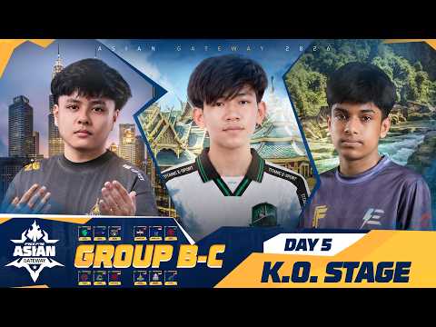 [🔴LIVE] K.O. Stage Day 5 || FF Asian Gateway II Garena Free Fire II Liquid Esports