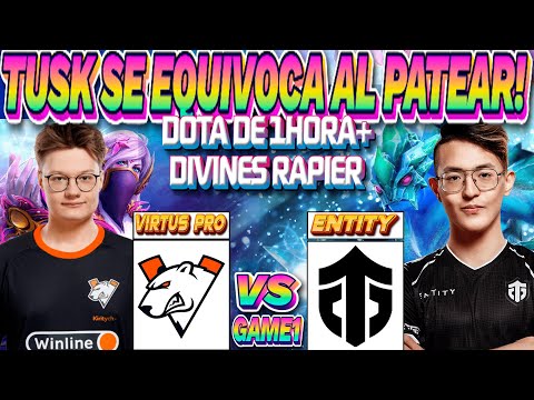VIRTUS PRO VS ENTITY BO3[GAME 1]ELIMINACIÓN KIRITYCH,SQUAD1X VS WATSON,FNG-THE INTERNATIONAL 2023