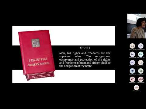 MIREES Seminar - The Protection of Human Rights in Putin's Russia (N. Morozova)