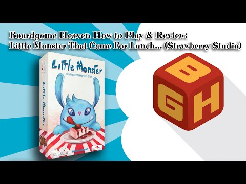 Boardgame Heaven Unboxing, How To Play & Review 110: Little Monster (Strawberry Studio)