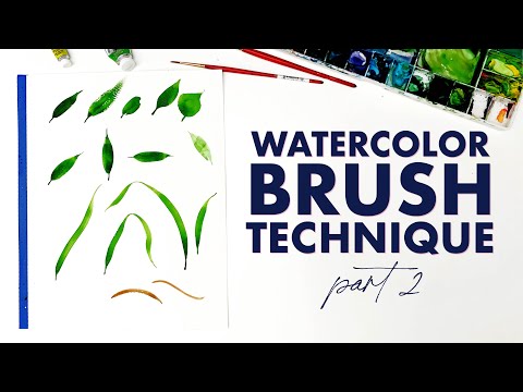 Watercolor Brush Techniques to Know Part 2