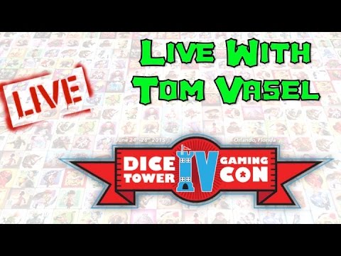 Dice Tower Con 2015 LIVE - Tom Vasel Q & A