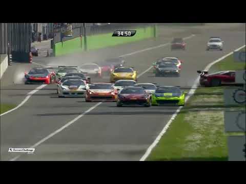 2015 Ferrari Challenge @ Monza - Huge Start Crash