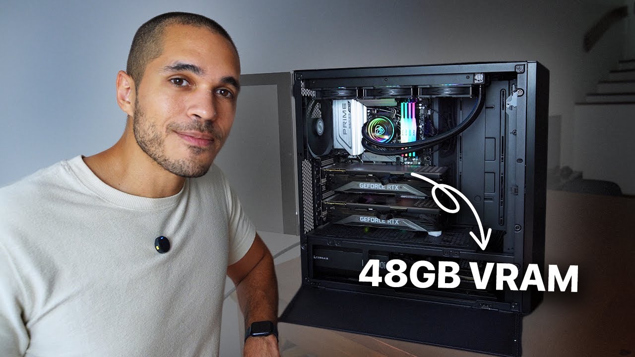 Montamos um COMPUTADOR apenas para rodar IA (e você também precisa de um?)