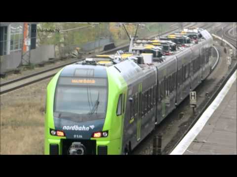 Testfahrt Nordbahn ET 5.04 bei der Durchfahrt einer autmatischen Rottenwarnanlage - Eisenbahn TV