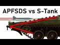 T-72 vs Strv103 | 125mm 3BM9 APFSDS Armour Piercing Simulation