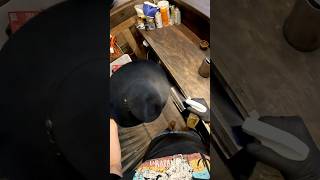 POV resistol 6x navy hat shaping brick crown 🤠 #westernwear #pov #shorts