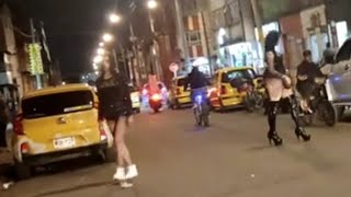 LAS CHICAS TRANS MAS HERMOSAS DEL BARRIO SANTA FE EN BOGOTÁ COLOMBIA