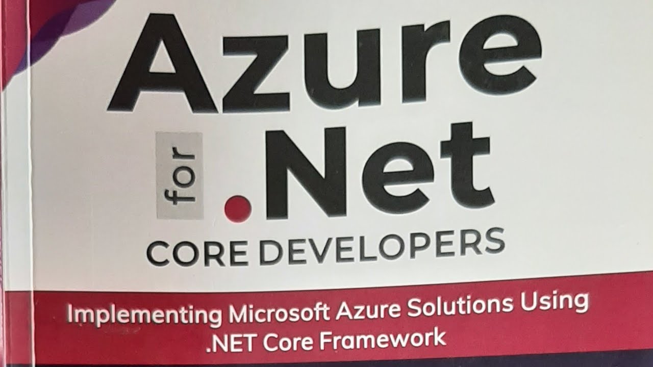 Book review: Azure for core .Net Developers