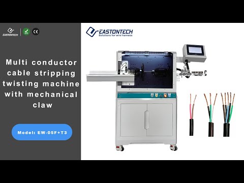EW-05F+T3 Multi-conductor Cable Cutting, stripping & Twisting Machine(0.75-30 mm2) - EASTONTECH