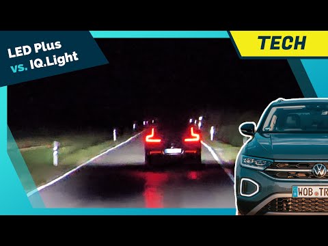 Matrix LED-Scheinwerfer / IQ.Light im T-Roc 2022 im Test, Nachtfahrt mit Dynamic Light Assist